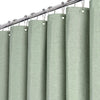 BTTN 122 x 182cm Small Linen Shower Curtain, Fabric Weighted Heavy Duty Mould Resistant Hotel Luxury Modern Shower Curtain set For Bathroom With 8