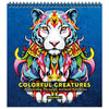 FUN LAVIE Adult Colouring Book Animal Mandala Colouring Books for Adults Relaxation and Teens Stress Relief, Spiral Bound Book for Women, Mindfulness