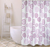 MSV Shower curtain Premium 180x200cm points purple