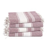 LANE LINEN Oversized Turkish Beach Towels ? 4 Pack, 39"x71" Cotton Rich & Quick Dry Pool Towels, Pre-Washed, Sand-Free & Lightweight Travel Towels for