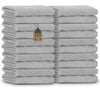 NatureMark Guest Towels - Pack of 20 (30 x 50 cm), 100% Cotton, Oeko-Tex Certified, Soft, Absorbent and Easy to Clean - For Bathroom, Guests & Spa -