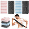 DirkFigge 4Pcs Exfoliating Shower Towel,Japanese Exfoliating Towel,Extra Long Exfoliating Towesl for Shower,Japanese Wash Cloth Exfoliating Body