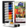 Professional Oil Paint Set for Artists - 8 x 50ml Large Tubes - Non-Toxic Artist Oil Paints. Highly Pigmented, Lightfast Oil Colour Paints, Creamy