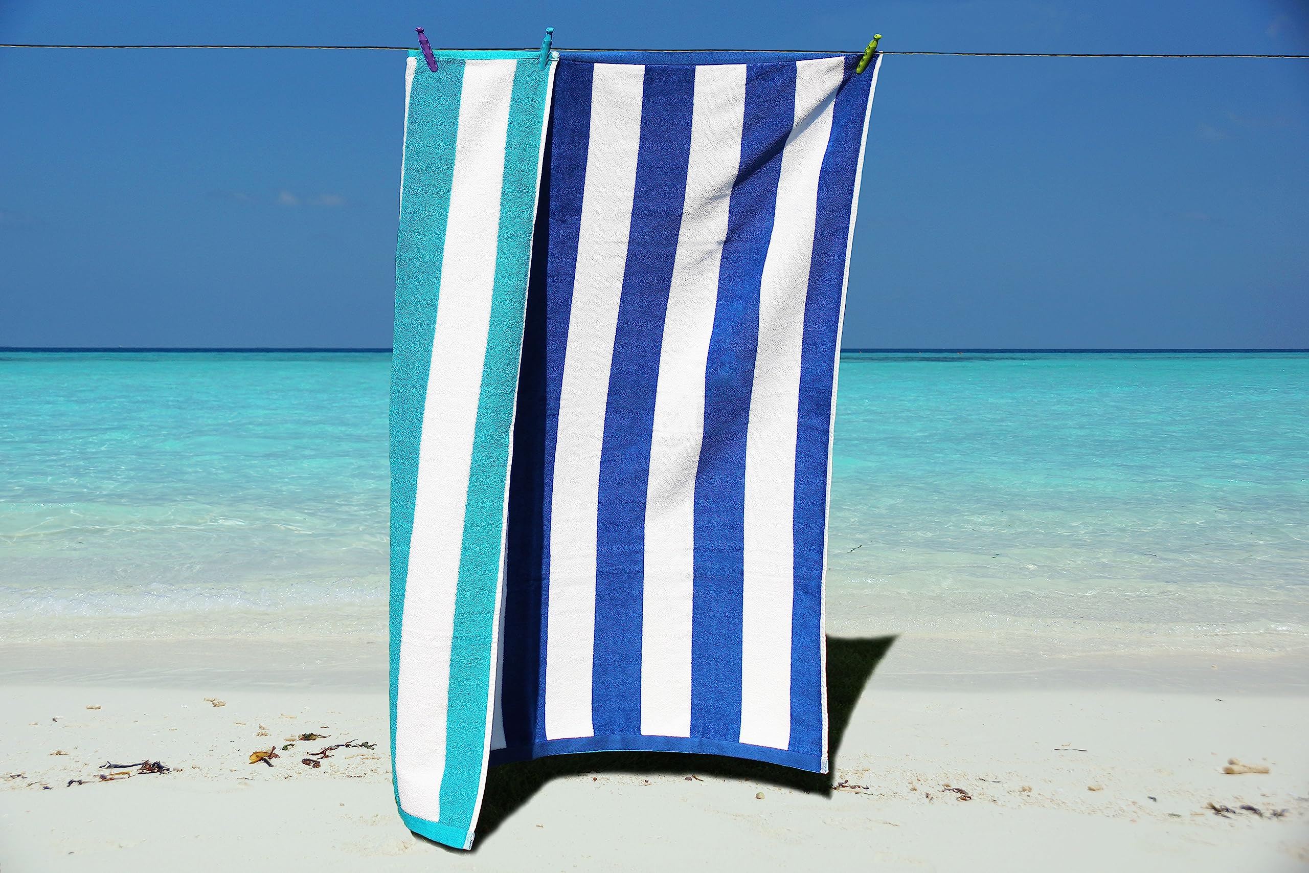 Beach Towels for Adults Large Size perfect fit for sun lounger towel Soft velour cotton with quick dry terrytowel reverse Couple beach towel sets mix