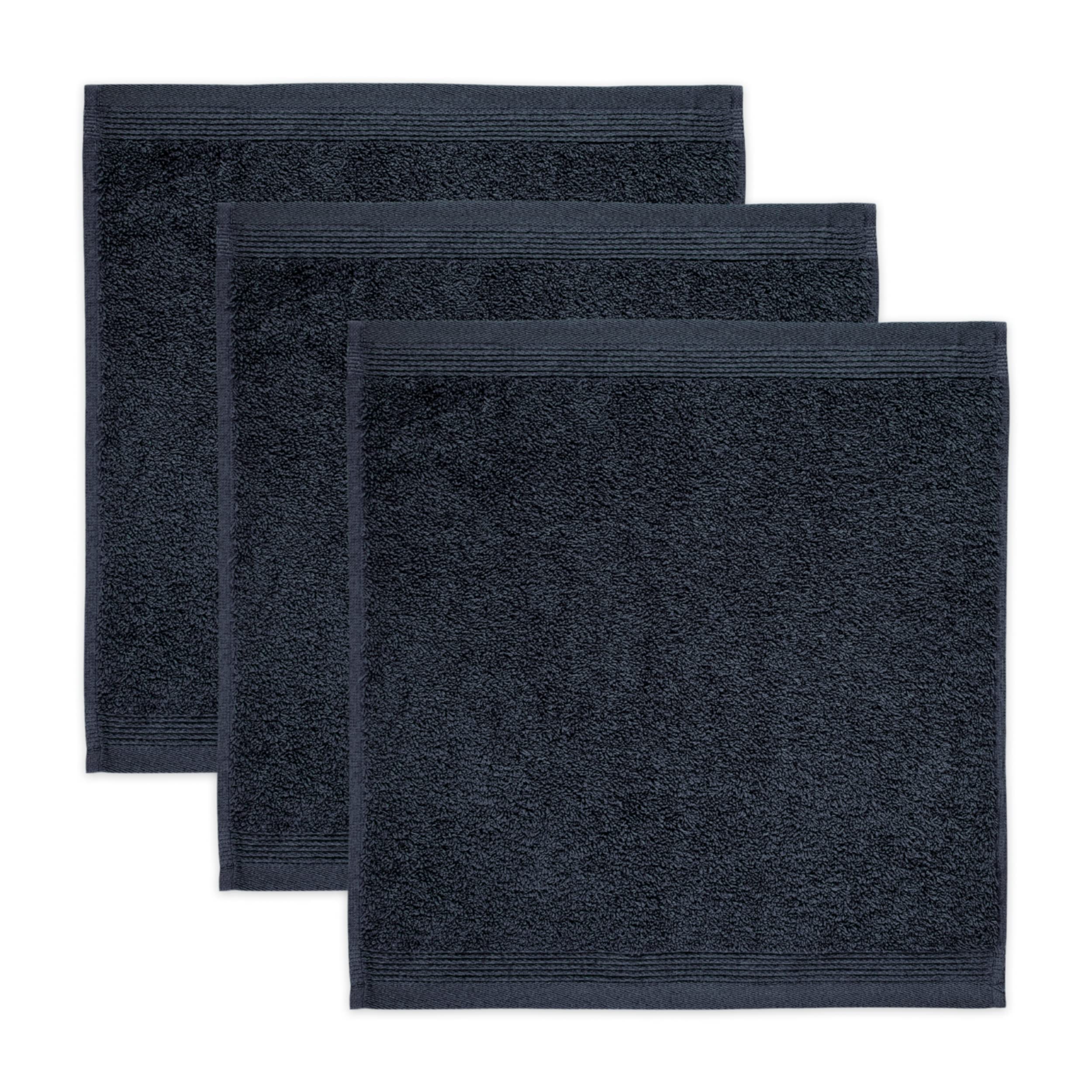 M?ve 3er set Superwuschel soap cloth 30 x 30 cm made of 100% cotton, dark grey