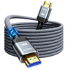Snowkids 20m 8K Fiber Optic HDMI Cable, HDMI 2.1 Cable, 8K@60Hz HDMI Lead, 4K@120Hz, eARC HDR10 4:4:4| 21:9, HDCP 2.2/2.3, 3D, VRR, Ethernet Function,