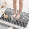 Shower Mat Non Slip Anti Mould Bathroom Bath Mat for Inside Bath, Soft PVC Loofah Shower Mat for Inside Shower with Excellent Permeability,