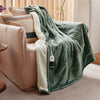 GOTCOZY Heated Blanket Electric Throw 130x160cm -Soft Silky Plush Heated Blanket with 6 Heat Settings & 10 Hours Auto-Off Timer For Home Office Use