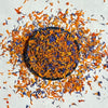 Edible Petals - 50g - Blend of Natural Dried Blue Cornflower and Orange Marigold - Certified Food Grade (268)