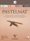 Clairefontaine - Ref 96008C - Pastelmat Pastel Card Pad No.2 (12 Sheets) - 360gsm Card - 30 x 40cm - Assorted Colours - Specially Formulated For Use