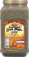 Rani Black Pepper Coarse Ground 28 Mesh (Table Grind), 80oz (5lbs) 2.27kg Bulk PET Jar ~ All Natural | Vegan | Gluten Friendly | Non-GMO | Kosher |