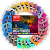 Craft Resin Mica Powder for Epoxy Resin - 30 Colorant Pigment Powder Resin Dye for Jewelry Making Epoxy Resin, Pearlescent Pigments, Casting Resin &