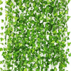 CQURE 60Pcs 420FT Artificial Ivy Garland,Fake Vines for Room Decor Fake Ivy UV Resistant Green Leaves Fake Plants Hanging Vines for Wedding Party