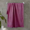 Catherine Lansfield Zero Twist Cotton 90x140cm Bath Sheet Pair Raspberry