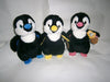penguins 30cm colourfull nose feet choice one sent at random