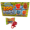 Zoo Pops 24 x Fruity Animal Mini Lolly Sweets Lollies With Rings - Wholesale Bulk Buy