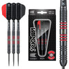 Target Darts Vapor 8 Black 80% Tungsten Steel Tip Darts Set 23G Red