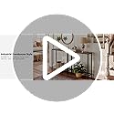 HOOBRO Console Table, Slim Console Table for Hallway, Metal Frame, Compact Display Table, Sofa Table for Small Spaces, Entryway, Living Room, Sturdy, Rustic Brown and Black EBF75XG01