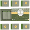 Natural Olive & Laurel Oil Soap Bar | Traditional Handmade Formula | Vegan, SLS-Free & Moisturising Soap for Face & Body | 6x100g
