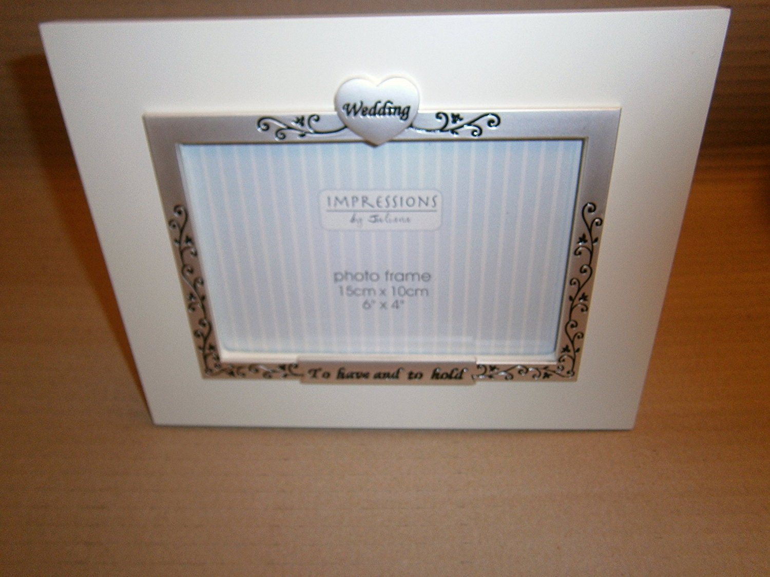 wedding anniversary photo frame 6x4 to have and to hold