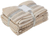 Rapport Home Spa 6-Piece Towel Bale, 100% Cotton-Taupe, Combed, 120 x 70 x 1 cm