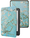 WALNEW Case for Kindle Paperwhite 2012/2013/2015 Models (6? Old Version), Ultra Slim Lightweight Cover with Magnetic Auto Sleep/Wake, Tree and Flower