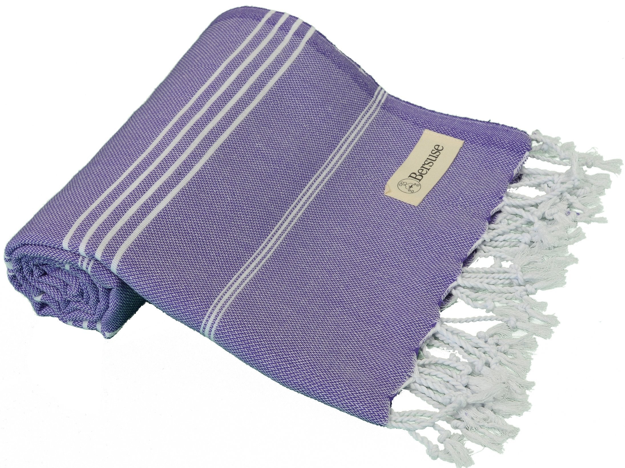 Bersuse 100% Cotton - Anatolia Turkish Towel - Dark Purple