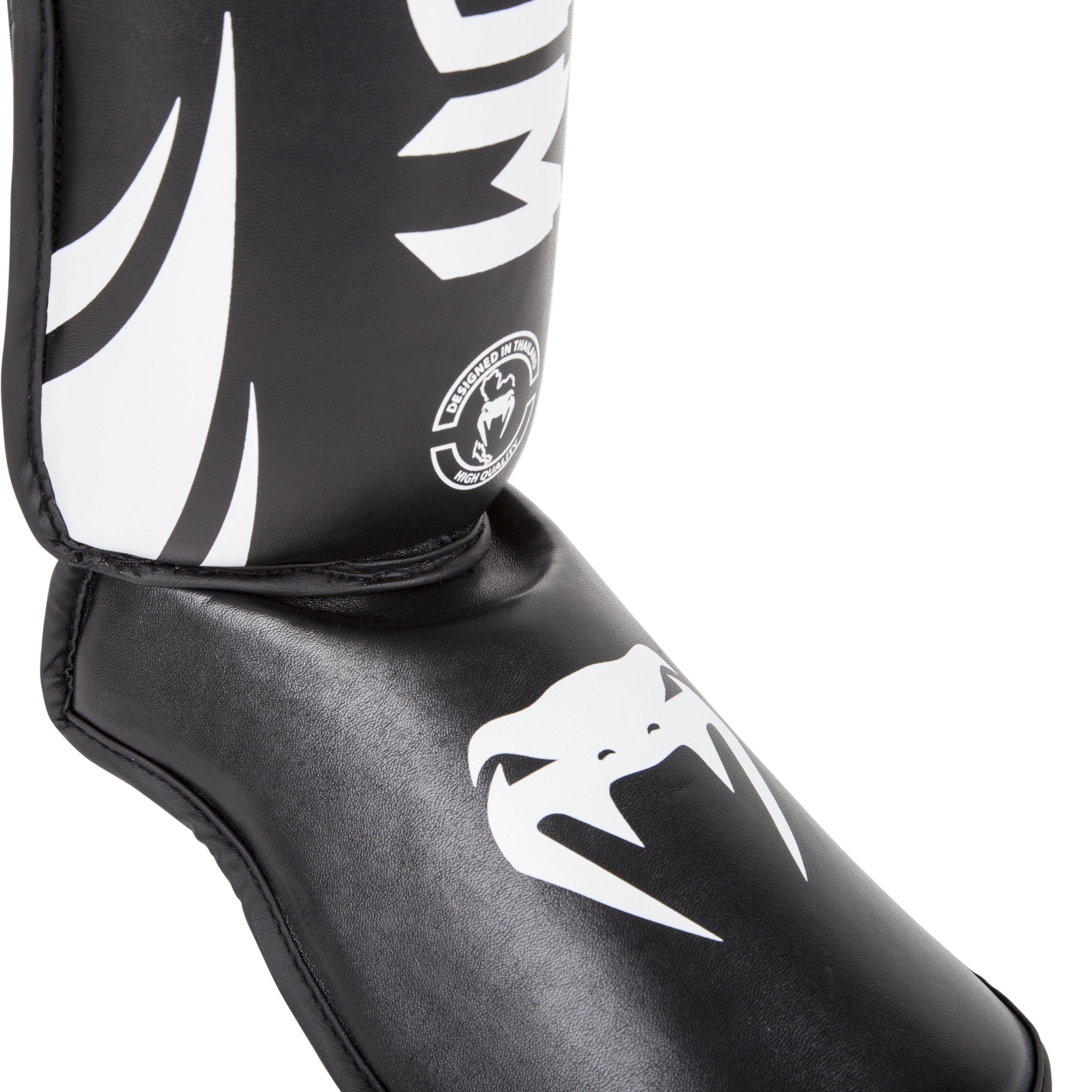 Venum, Challenger Standup Shin Guards, Men's, M, Black