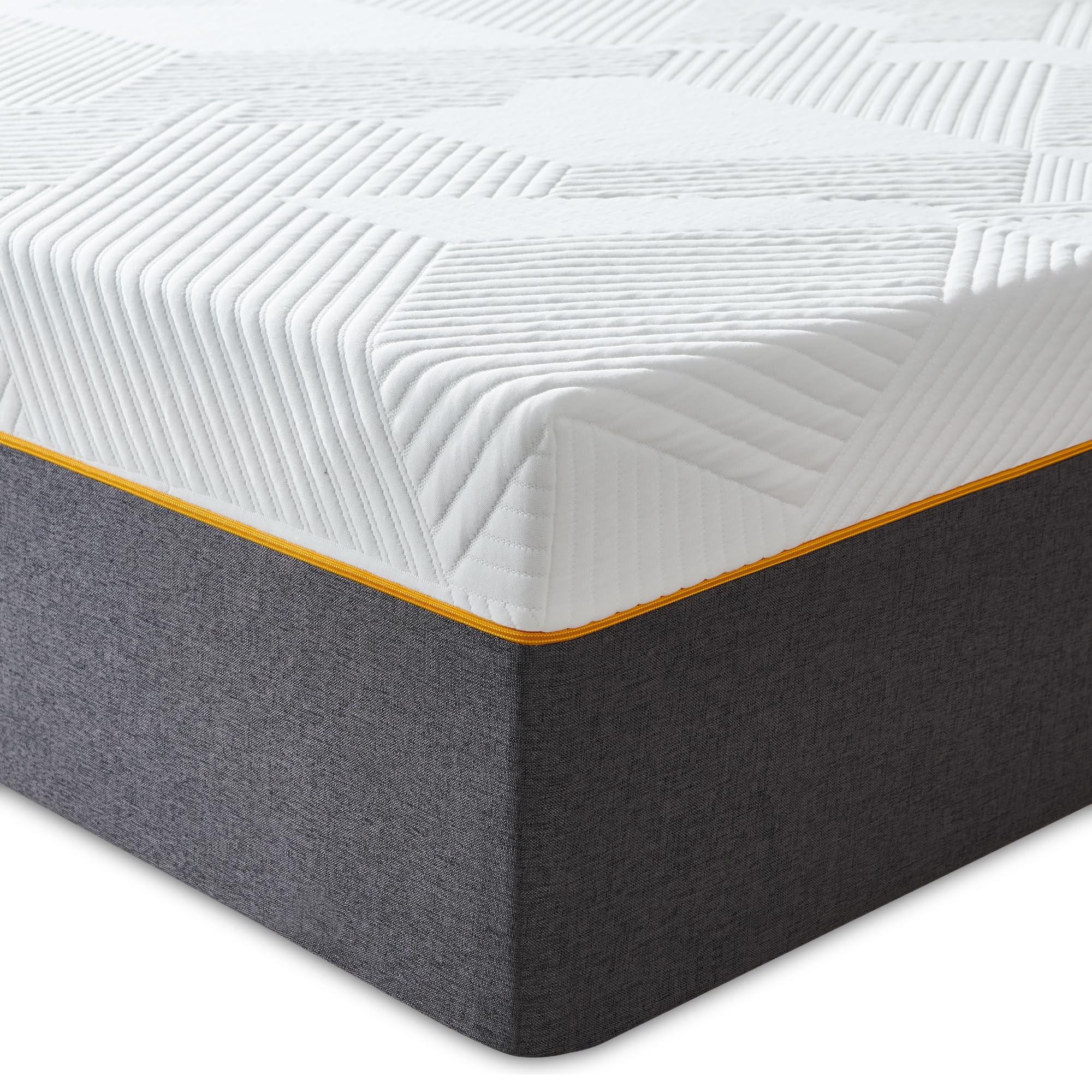 Sleremind Single Mattress, 15cm Thick, Medium Firm, Orange, Memory Foam, Breathable, Pressure Relief