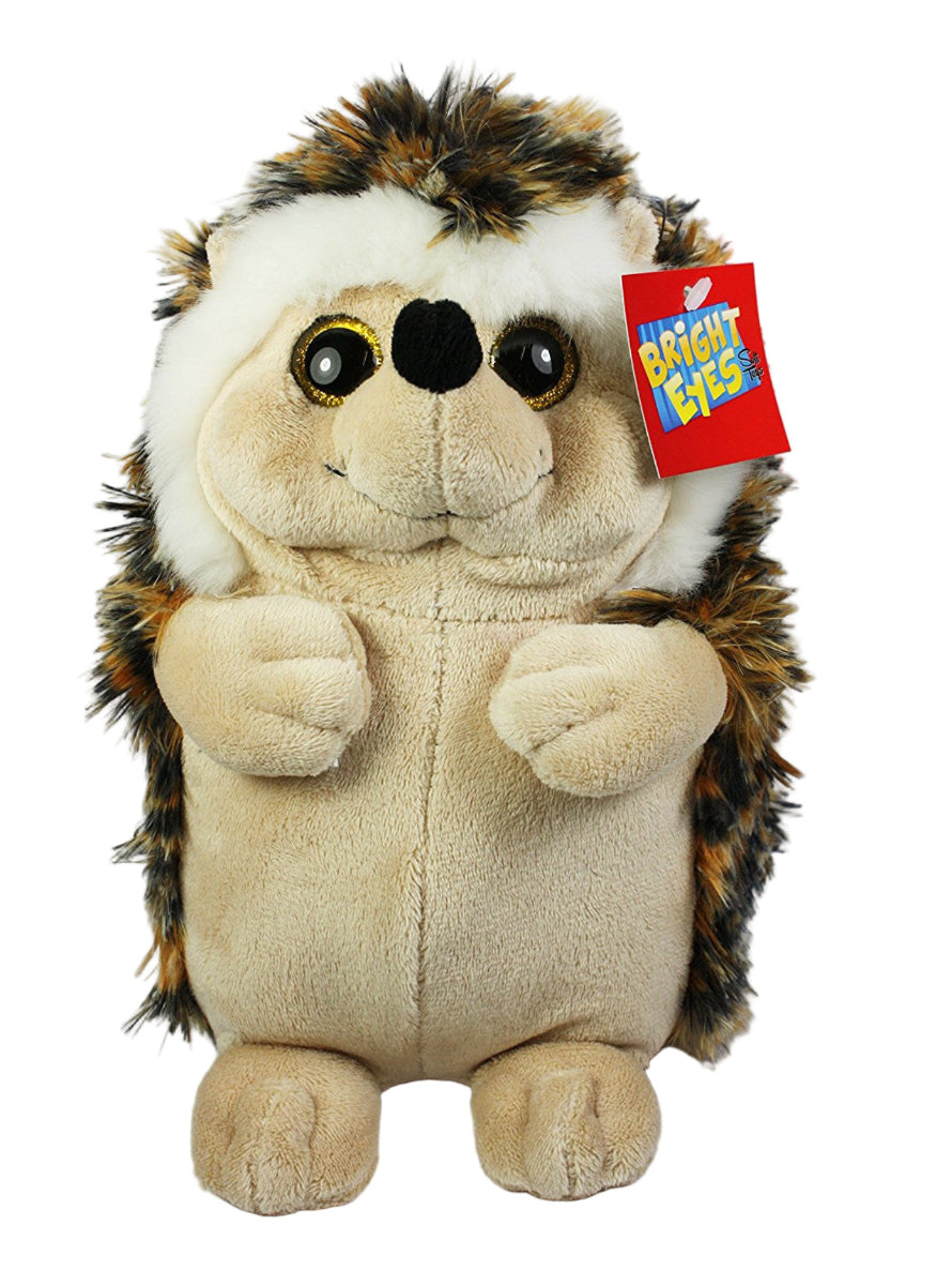 Bright Eyes Hedgehog, Kids Stuffed Cuddly Toy and Decorative Home Accessory, 22x12cm Approx