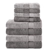 Komfortec Set of 8 Hand Towels 100% Cotton, 4 Bath Towels 70 x 140 cm and 4 Hand Towels 50 x 100 cm, Terry Cloth, Soft, Towel, Large,