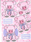 Decoupage Farmyard Piglet - Cut and Create with Backing Sheet to match