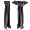 Grey Hand Towels with Hanging Loops - Set of 2 Gray Kitchen Towels, Hanging Kitchen Towels with Hanging Loop, Grey Dish Towels with Loops for Hanging,