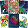 OSIMIG 3Pack Adult Colouring Books,Relaxation and Stress Relief Colouring Books for Adults | Flowers Animal & Other Themes Designs