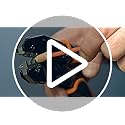 Crimping Tool for Heat Shrink Connectors - Ratcheting Wire Crimper - Crimping Pliers - Ratchet Terminal Crimper - Wire Crimp Tool by Wirefy