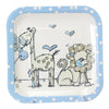 Tracey Russell Polka Dot Coll Partyware Pack of 8 Plates - Boy