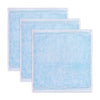 M?ve 3er set Superwuschel soap cloth 30 x 30 cm made of 100% cotton, aquamarine