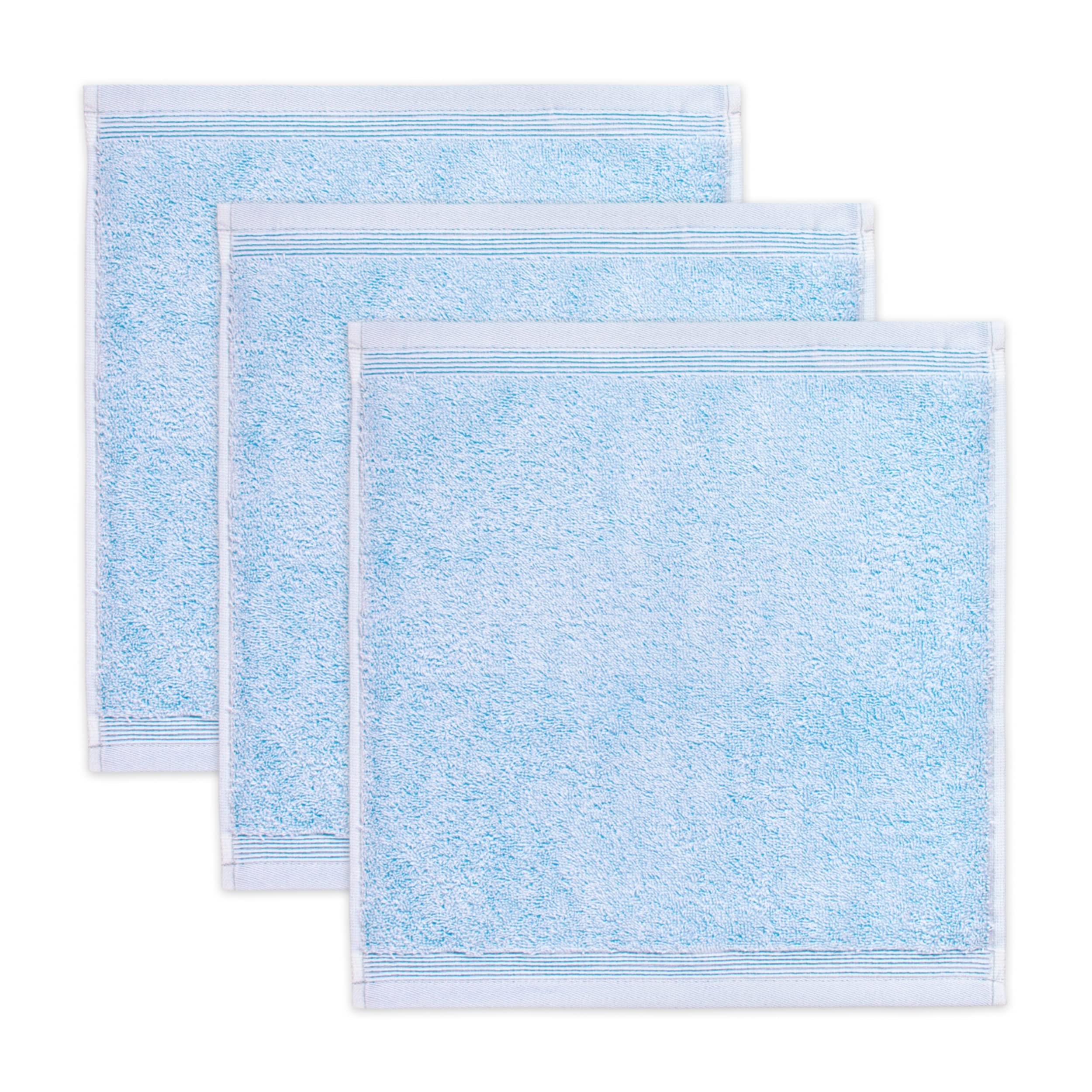 M?ve 3er set Superwuschel soap cloth 30 x 30 cm made of 100% cotton, aquamarine