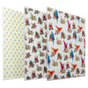 3 Pcs Microfiber Cleaning Cloth with Printed Design