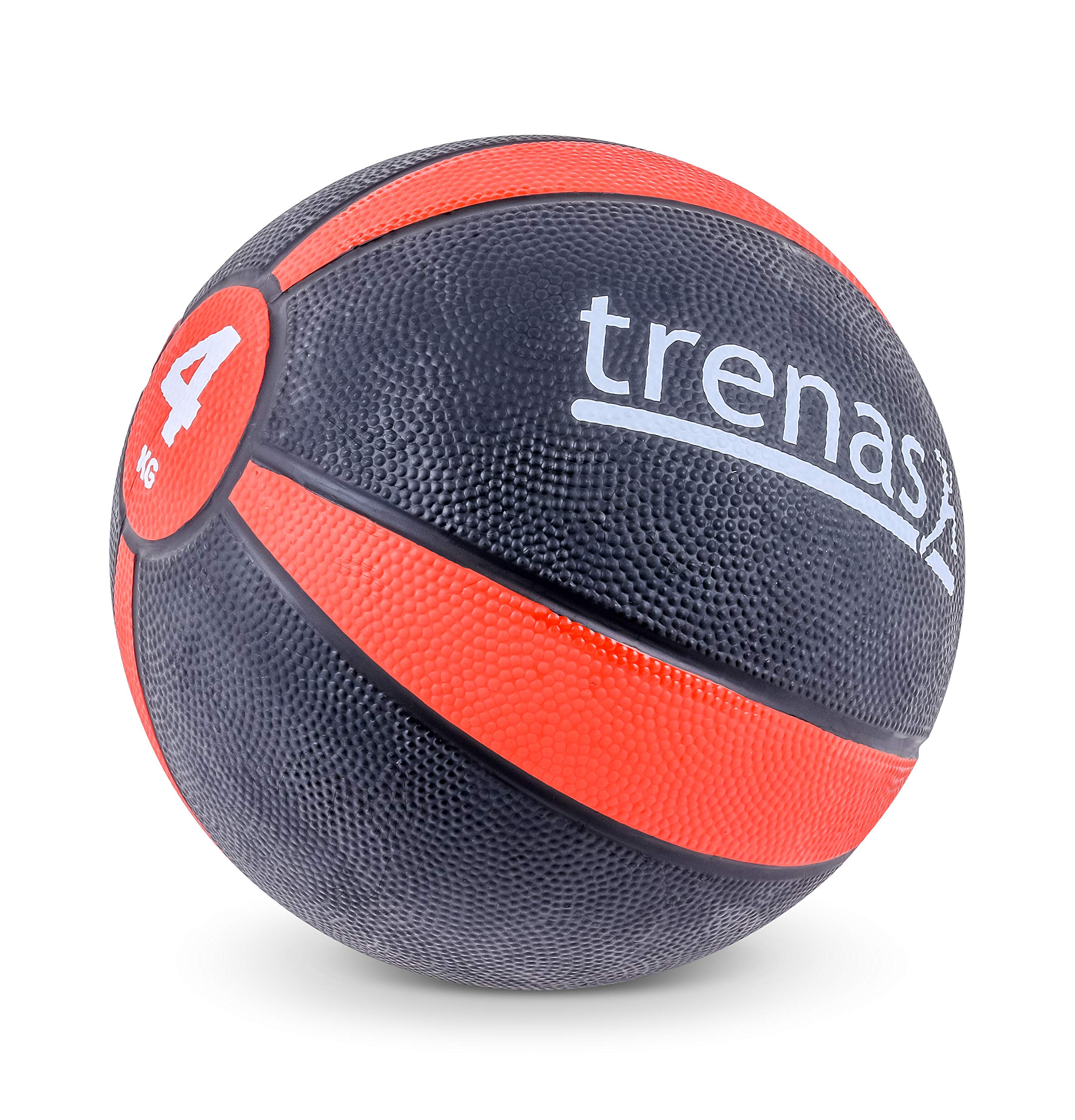 TRENAS Rubber Medicine Ball PRO - 4 KG