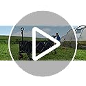 TIMBER RIDGE Extended Festival Trolley with Brakes & Cargo Net, 300L Large Collapsible Folding Wagon with Adjustable Handle & Cup Holder, 160kg Heavy Duty Cart for Camping Shopping Hiking, Black