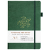 Sketch Pad A4 by Avocado and Spice? with Gift Box & Velvet Bag ? Sketch Book for Artists - Blank Notebook A4 Drawing Pad - Faux Leather Vegan Friendly