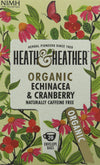 Heath & Heather - Organic Echinacea & Cranberry Tea ? Immune-Supportive Herbal Blend ? Naturally Caffeine-Free ? Vegan ? Multipack 6 x 20 Boxes (120