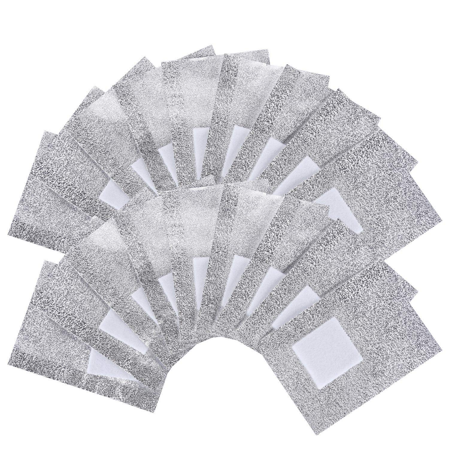 400 Pcs Foil Nail Wraps Gel Nail Polish Remover Foil Wraps for Gel Polish Removal 400Pcs