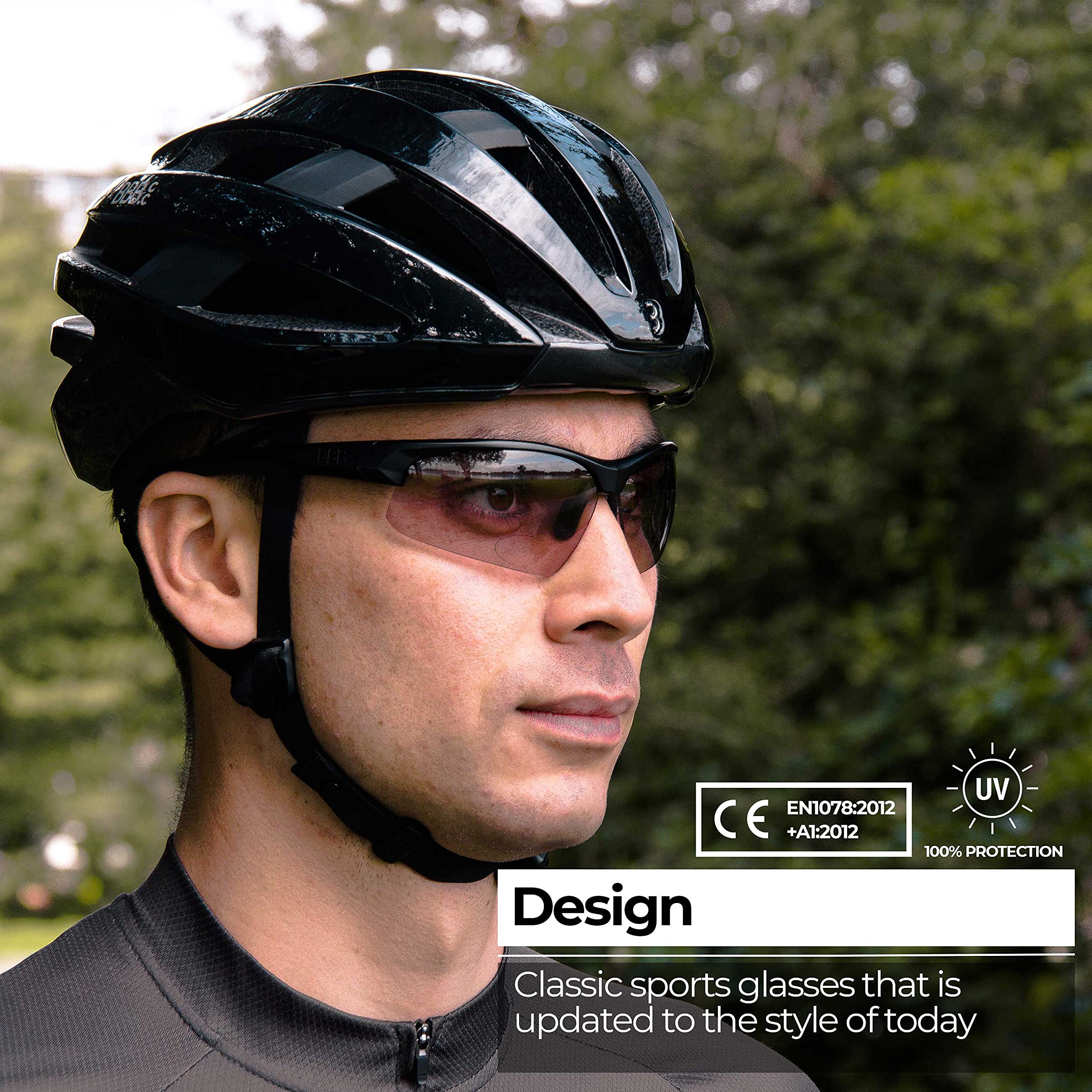 BBB Cycling Photochromic Cycling Glasses Bifocal Sunglasses Mountain And Road Bike Photochromic Sunglasses For Far-Sighted Riders Impress Reader