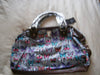 miss k vintage collection deisgner tote bag butterfly grey