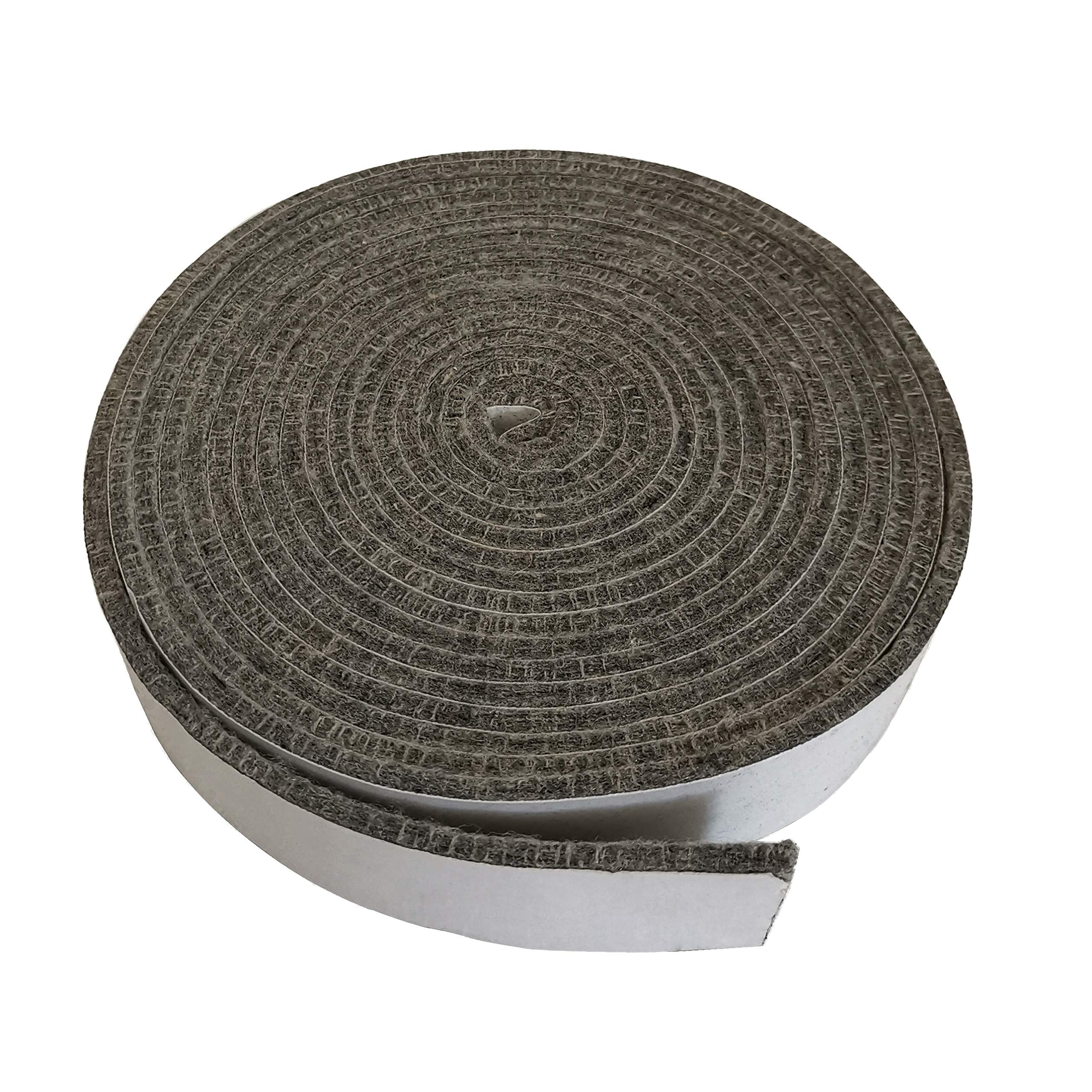 KAMaster High Temp Grill Gasket Replacement Fit Large/XLarge Big Green Egg BBQ Smoker Gasket Pre-Shrunk Accessories Self Stick Felt 14ft Long, 7/8"