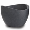 Scheurich Wave Globe, Planter made of Plastic, Black-Granite, 40 cm diameter, 30 cm height, 19 l Vol.