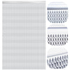 LYMMIYTC 90 x 210cm Gery Aluminium Chain Curtain Door Fly Screens Silver Metal Fly Curtain Insect Blinds Pest Control