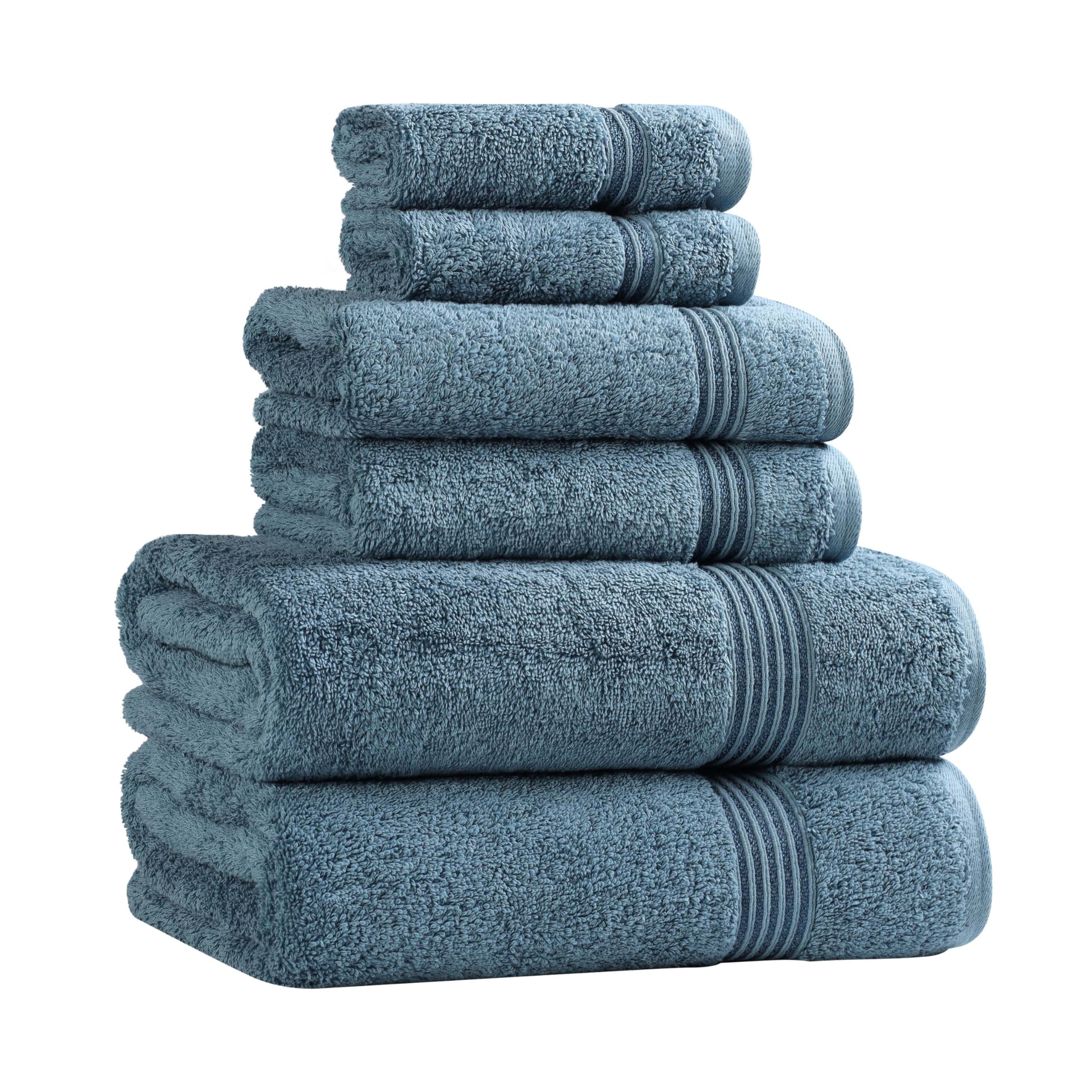 Home City, 100% Cotton, Towel Set, Sapphire - Towel